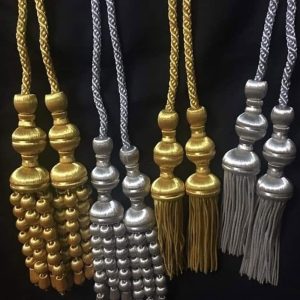 Gold & Silver Ceremonial Tassel Cords