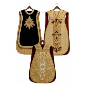 Traditional Gold Embroidered Roman Chasuble