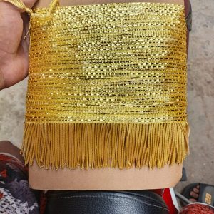 Metallic Gold Bullion Fringe Trim